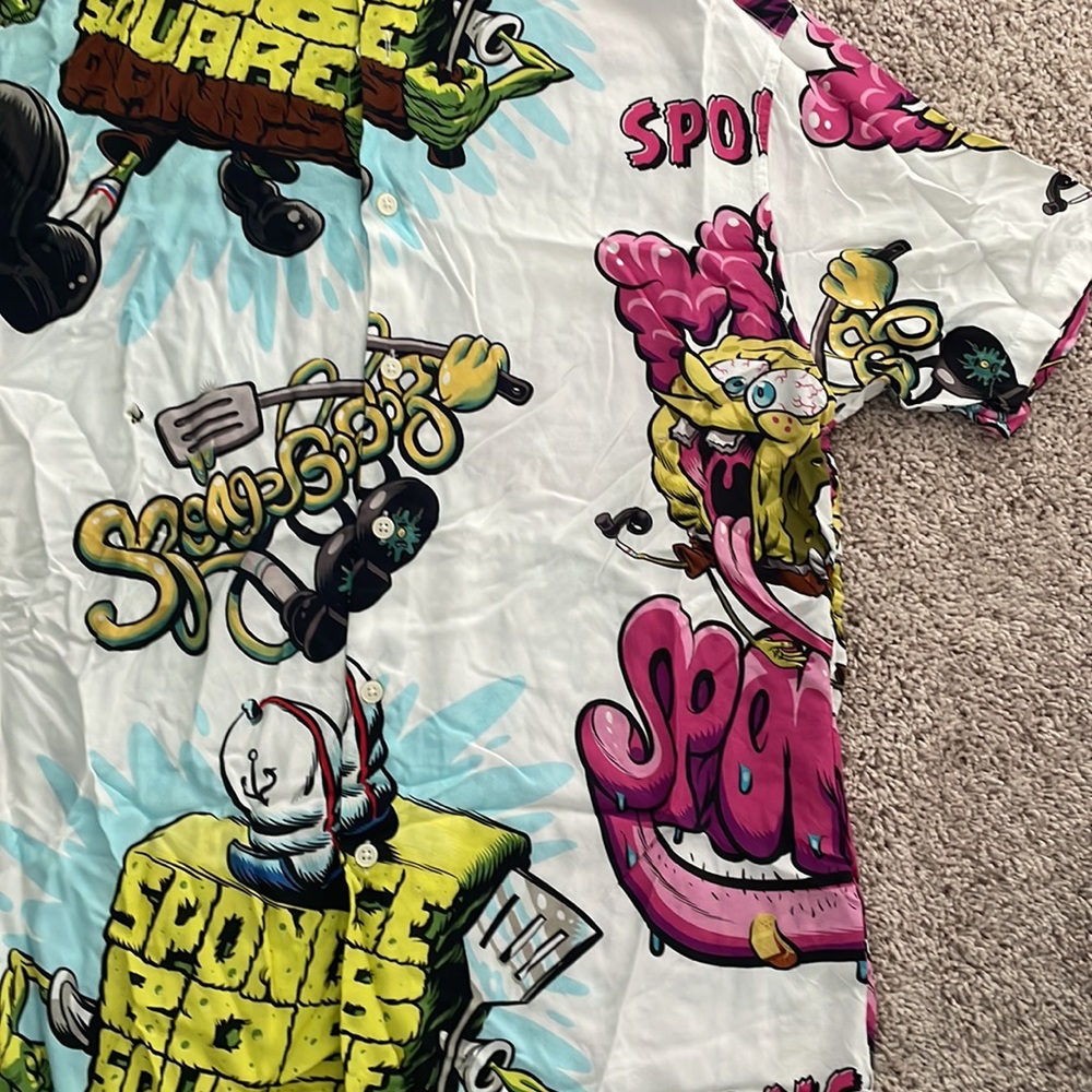 Mens Graphic Button Down - image 2